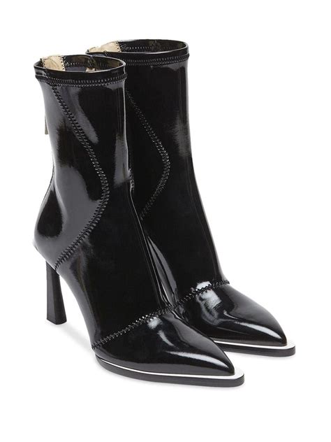 fendi neoprene boot|Fendi Patent Neoprene Ankle Boots .